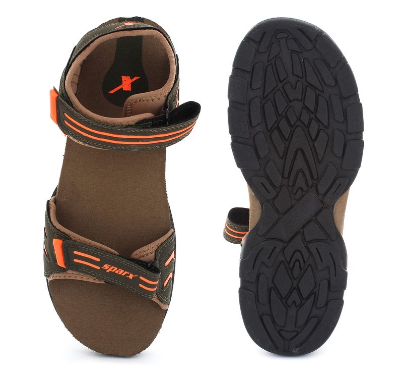 Sparx Men's Olive Green Athletic & Outdoor Sandals - 7 UK (SS-106) - Image 2