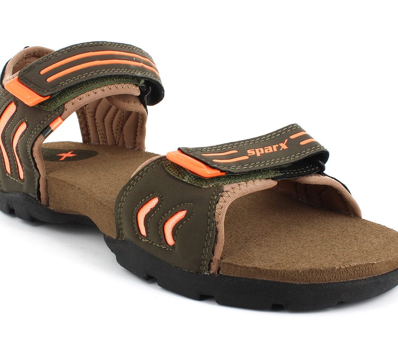 Sparx Men's Olive Green Athletic & Outdoor Sandals - 7 UK (SS-106) - Image 5