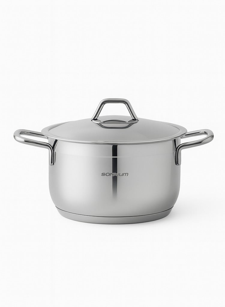 سوفرام قدر طبخ سوفرام استيل تركي غطاء ستيل مقاس 20 سم - Image 2