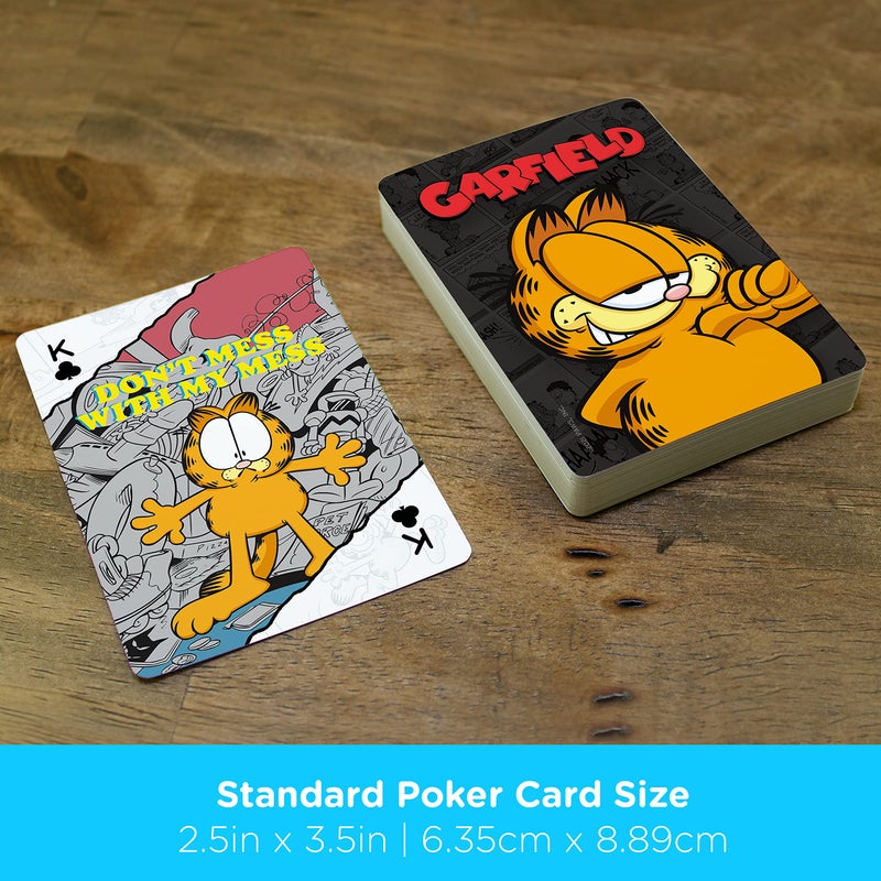 AQUARIUS Garfield Playing Cards - Garfield Themed Deck of Cards for Your Favorite Card Games - Officially Licensed Garfield Merchandise & Collectibles - Image 5