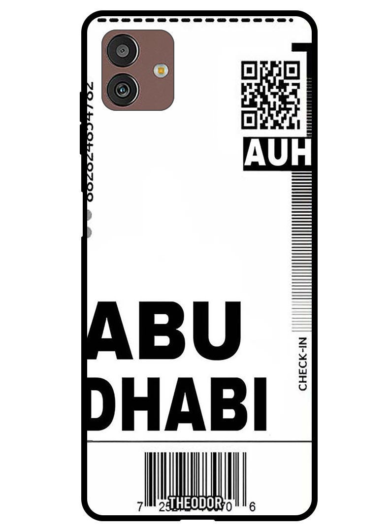Theodor Protective Case Cover For Samsung Galaxy M13 5G   AUH boarding pass - Image 1