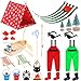 Zenoble 26 Pcs Christmas Elf Accessories Doll Fishing Accessories Include Fishing Outfit Clothes Boat Camping Tent Accessories for Xmas Gift Dollhouse Props Decor - Image 2
