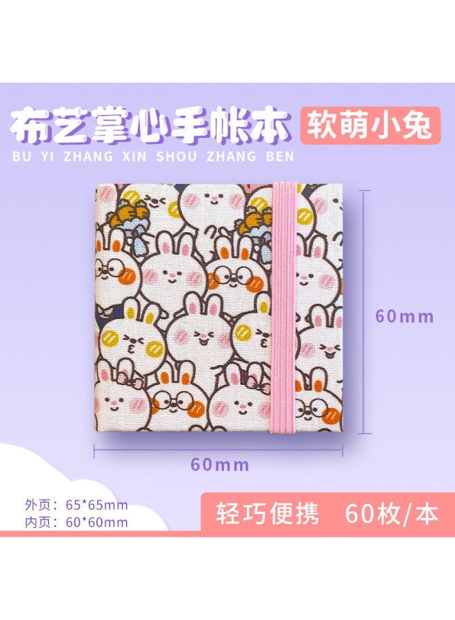 Flying Bird Feile Bird Fabric Watercolor Book 300g Art Student Painting Square Hand Account Book Fine Grain Mini Portable Painting Book - Image 1