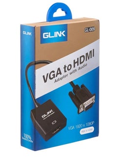 GLINK GLINK Vga to HDMI Adapter with Audio  - Image 1
