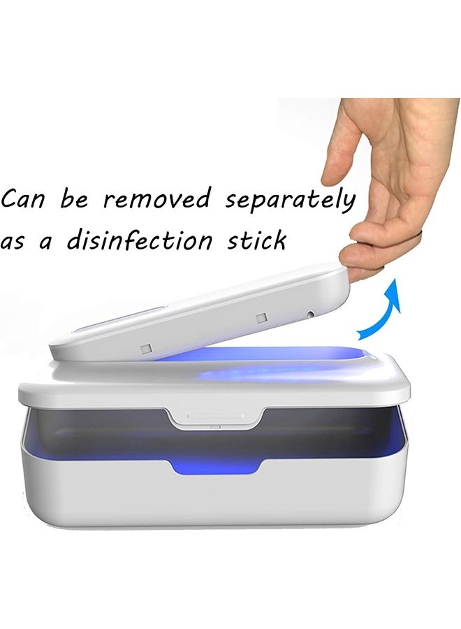 DAKS 2-in-1 UV Light Sanitizer Box with Removable UV Wand – Portable UV & Ozone Sterilizer for Phones, Makeup, Jewelry, and Personal Items - Image 2