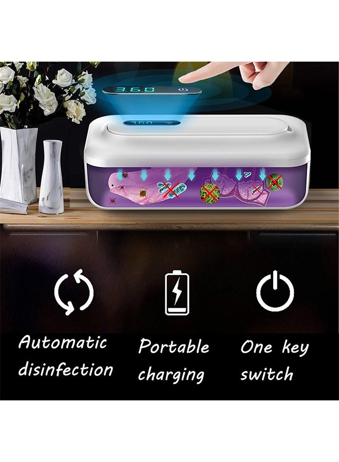 DAKS 2-in-1 UV Light Sanitizer Box with Removable UV Wand – Portable UV & Ozone Sterilizer for Phones, Makeup, Jewelry, and Personal Items - Image 5
