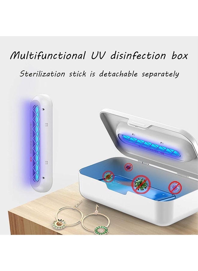 DAKS 2-in-1 UV Light Sanitizer Box with Removable UV Wand – Portable UV & Ozone Sterilizer for Phones, Makeup, Jewelry, and Personal Items - Image 4