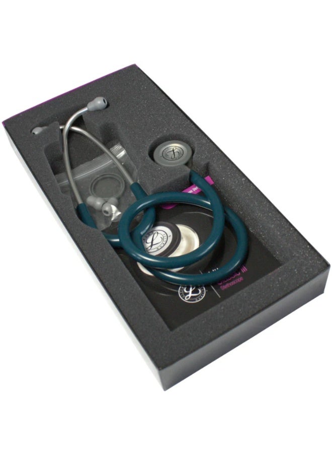 ليتمان سماعة طبيب ليتمان كلاسيك III (Littmann Classic III) - لون أزرق كاريبي - موديل 5623. - Image 1