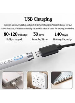 Yesido UNIVERSAL ACTIVE Stylus Pen (ST05) White  - Image 2