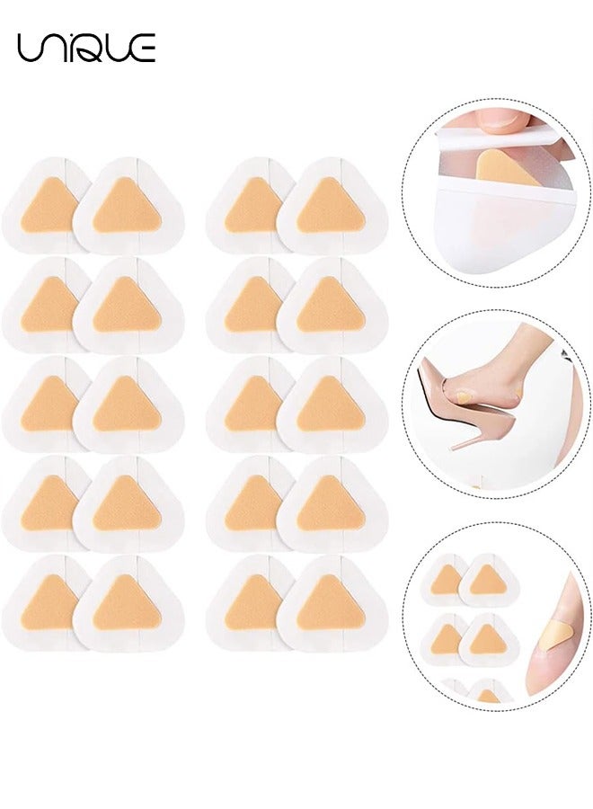 Unique 20Pcs Triangle Heel Sticker, Invisible Sticker, Transparent Triangle Sticker, Anti-wear foot Sticker, Whickened Anti-wear foot Artifact Heel Sticker - High Heels, Leather Shoes, Sneakers, Etc  - Image 4