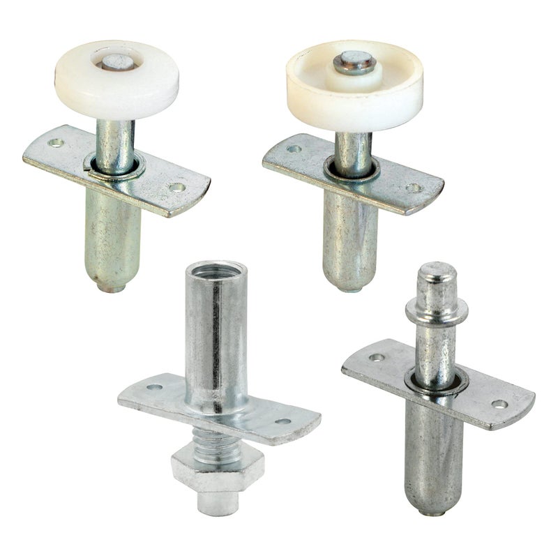 PrimeLine N 7535 BiFold Door Hardware Repair Kit Includes 2 Roller Guides 1 Top Pivot and 1 Bottom Pivot For Use on Doors 1 to 138 Inch Thick Set of 1