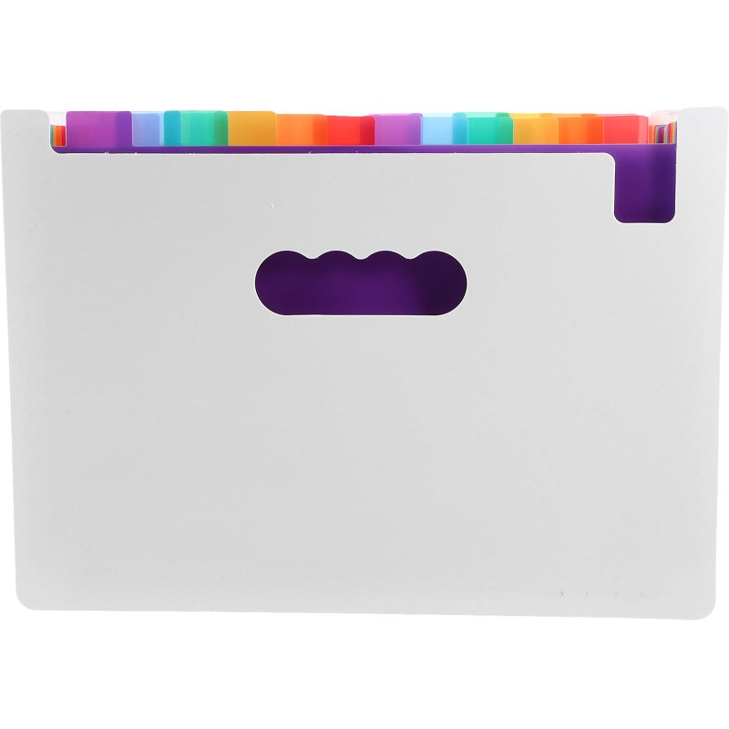 A4 Accordion File Organizer 25 Compartment Expanding Document Holder Portable Storage - Image 2