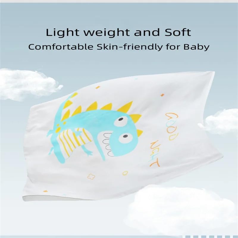 BABY STATION Bamboo Cotton Muslin Swaddle Wrapper Blanket for Babies / 2-Layer All Season Ultra Soft Breathable Hypoallergenic Anti-Bacterial Shawl- 110 X 110 cm (Unicorn) - Image 4