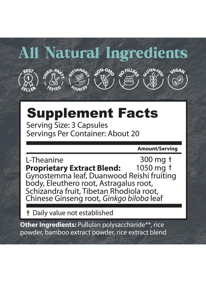Dragon Herbs - Tao in a Bottle Capsules | Herbal Formula Supplement to Support Stress, Mood, Focus, Adaptability, (60 Capsules, 450 mg Each) - Image 3
