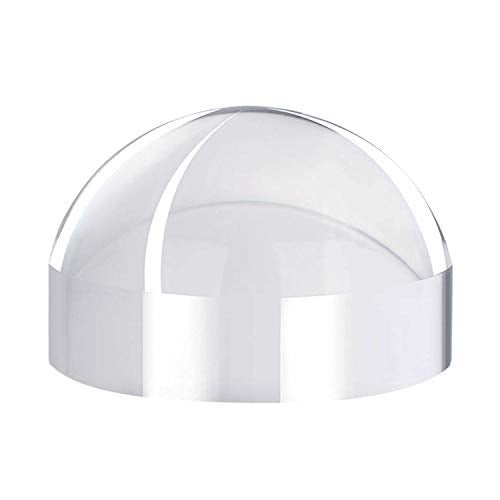 RUIXIB 40X Crystal Dome Magnifying Glass Acrylic Optical Magnifier, 25MM Desk Reading Loupe Paperweight Half Ball Lens Magnifier for Reading Newspaper Stamps Maps - Image 1