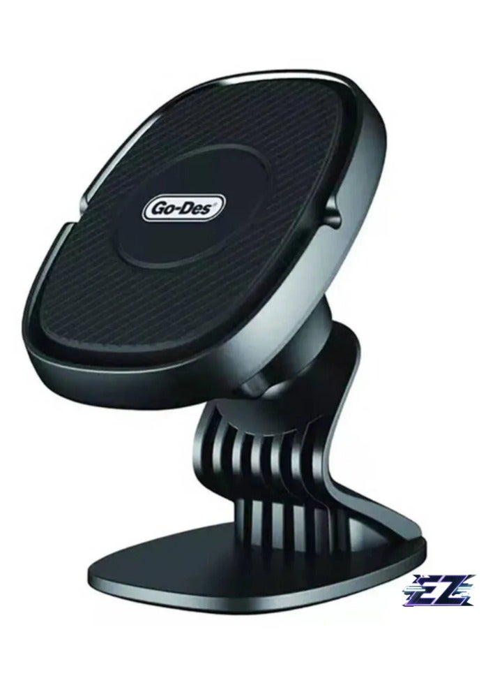 ELTRAZONE Car Phone Holder Magnetic Rotatable 2-in-1 Ventilation & Flat Floor Design | Universal Mount for iPhone, Android & More | 360° Rotation | Strong Magnetic Grip | Secure Dashboard & Air Vent Mount for Easy Viewing - Image 1