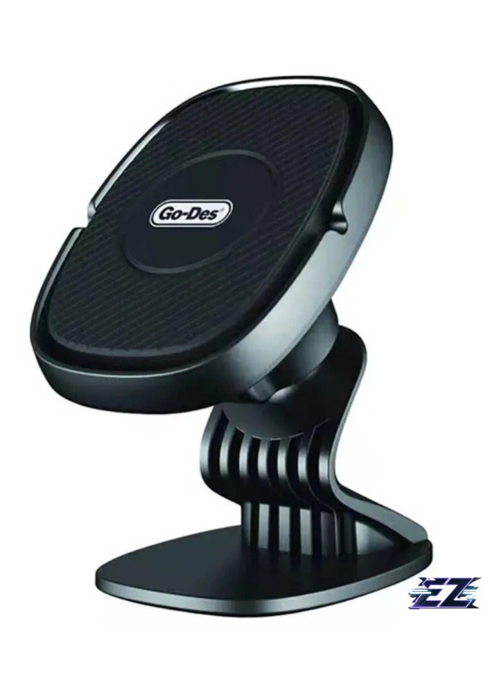 ELTRAZONE Car Phone Holder Magnetic Rotatable 2-in-1 Ventilation & Flat Floor Design | Universal Mount for iPhone, Android & More | 360° Rotation | Strong Magnetic Grip | Secure Dashboard & Air Vent Mount for Easy Viewing - Image 3