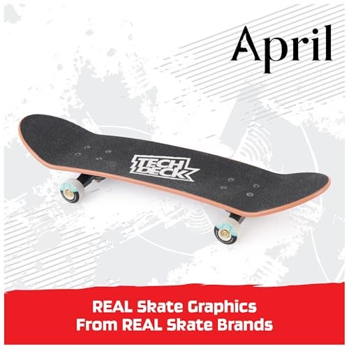 TECH DECK April Handboard Authentic Mini Skateboards Kids Toys for Boys Girls Ages 6 and up Hands Use Only - Image 5
