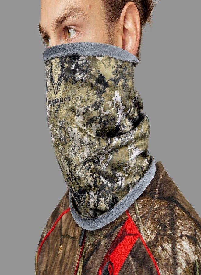 HUNTARMOR Stealth Hunter Neck Gaiter: Breathable Neck Hunting Gaiters, Men's Camo Stormproof Neck Gator, Comfortable Snow Cold Weather Neckwarmer - Image 4
