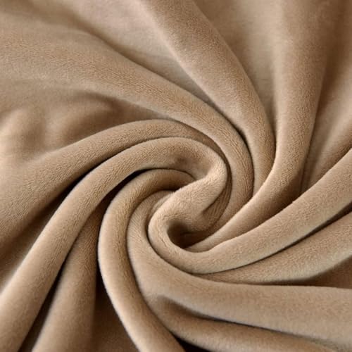 Bifaunvogel Shell Chair Covers Velvet Mid Century Modern Dining Chair Covers Stertch Dining Room Shell Side Chair Slipcovers Lounge Armless Chairs Covers for Kitchen Dining Room Set of 2 Camel - Image 4