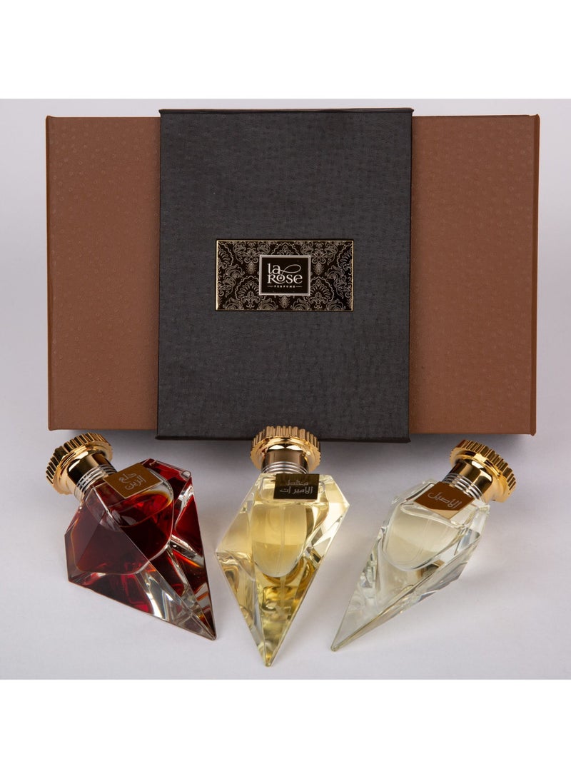 لا روز The Trio EDP ( 3 perfumes in 1 package )