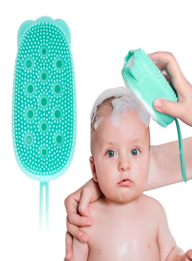 Gra8 Silicone Bath Body Brush Exfoliating Massage Silicone Loofah Body Scrubber, Silicone Shower Sponge, Double Sided Rubber Scrub Body Brush (1Pcs) (Multicolor) - Image 3