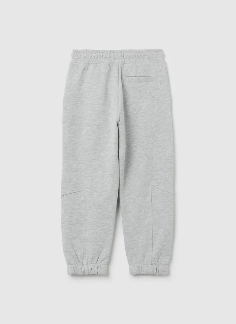 Ovs GREY COTTON TROUSERS FOR CHILDREN