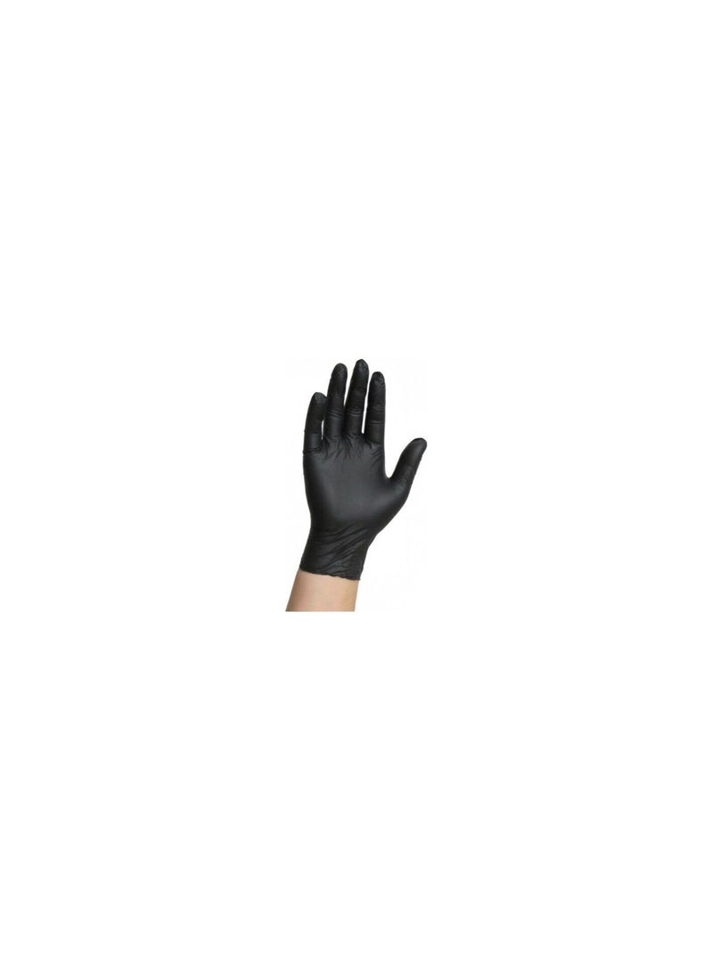 Gloves Nitrile black- 20 PCS Size M - Image 3