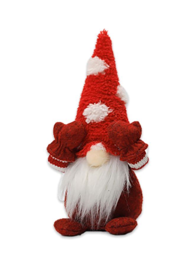 NIBEMINENT Decorative Ornament Red/White/Beige 50x25cm - Image 1