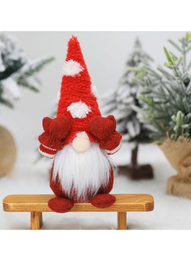 NIBEMINENT Decorative Ornament Red/White/Beige 50x25cm - Image 2