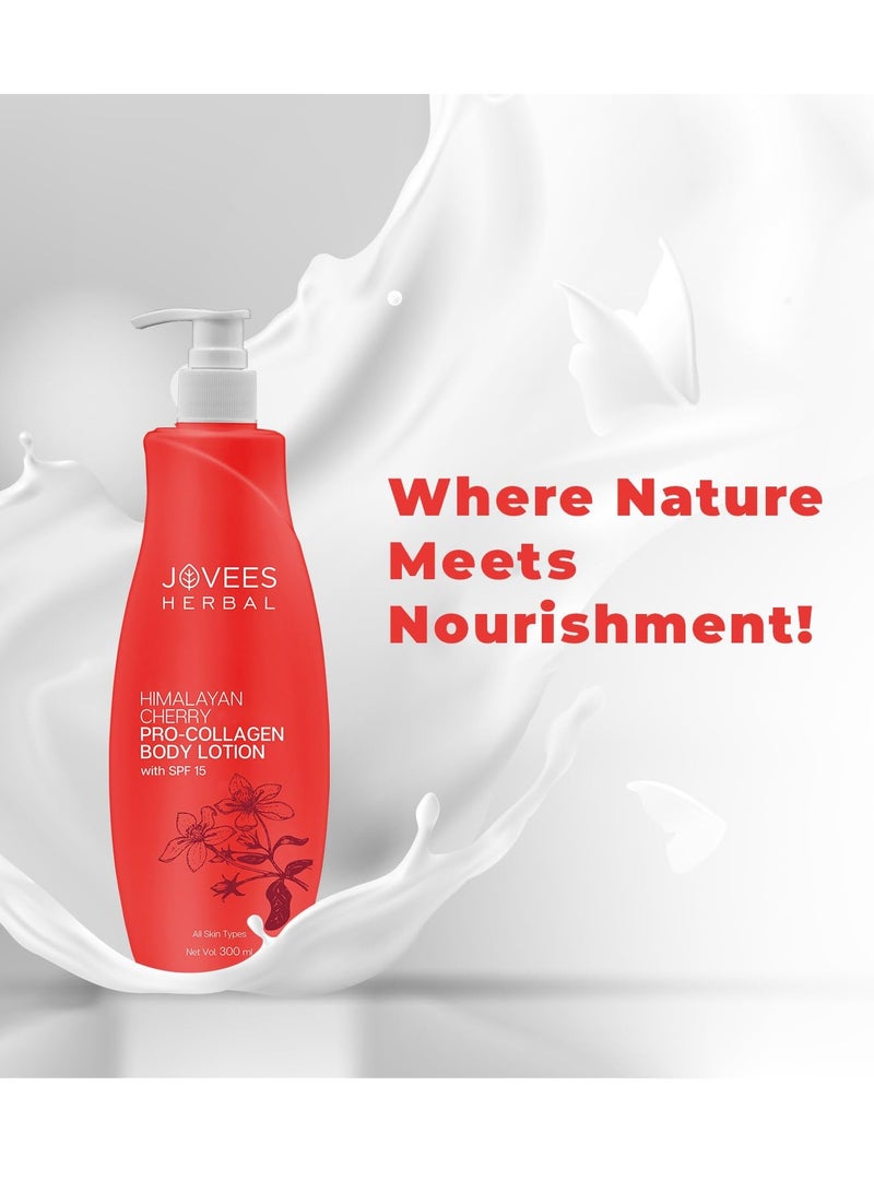 Jovees Herbal Himalayan Cherry Hand Body Lotion 300ml - Image 2