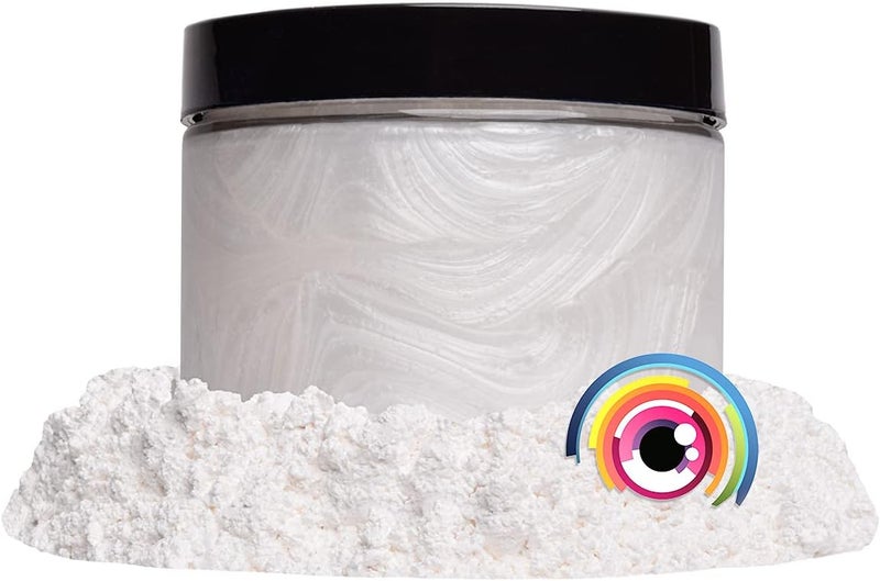 Eye Candy Pigments Premium White Mica Powder - Shiro White (25gr) - for Epoxy, Resin, Soap, Paint, Woodworking, Acrylic Pouring, Bath Bombs, Fishing Lures - DIY Arts and Crafts Additive - Image 2