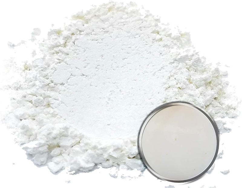 Eye Candy Pigments Premium White Mica Powder - Shiro White (25gr) - for Epoxy, Resin, Soap, Paint, Woodworking, Acrylic Pouring, Bath Bombs, Fishing Lures - DIY Arts and Crafts Additive - Image 4