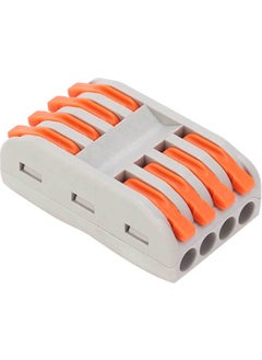 Wozlo Quick Cable Splicing Device Connector - 4-Piece On-Off Locking Cable Joint Terminal - 5 Pcs  - Image 2