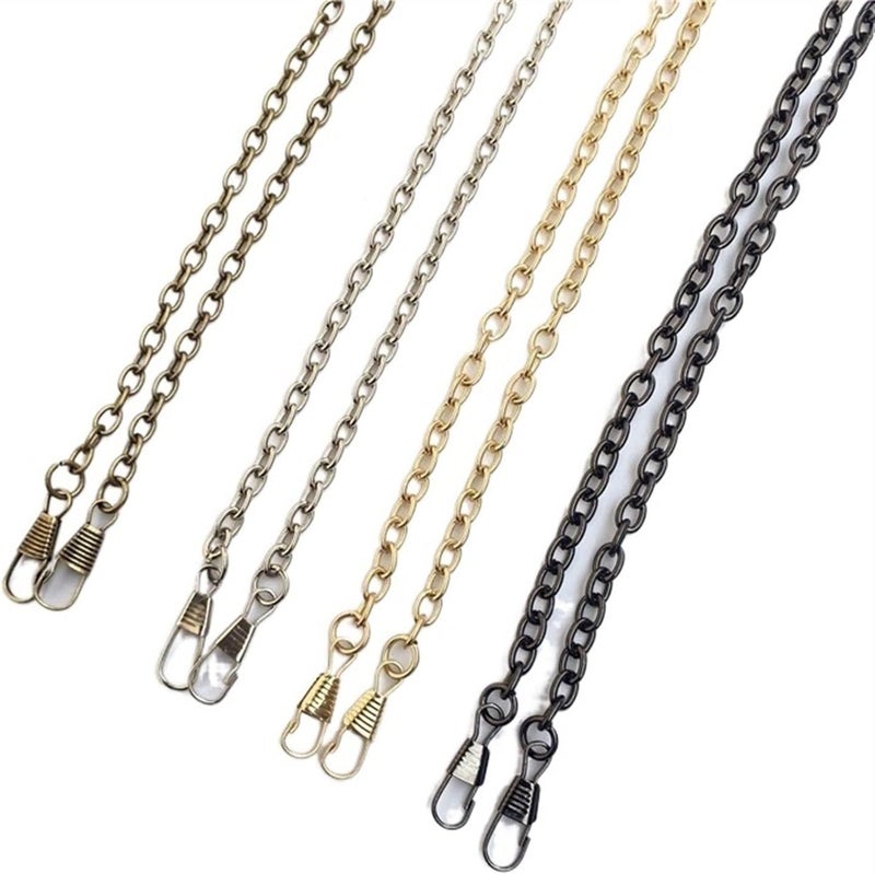 Bag Strap 40/60/100/120 Cm Gold Metal Bag Chain Buckle Women's Shoulder Strap Bag Replacement Crossbody Bag Chain Bag Accessories Handbag Strap(100cm) - Image 3
