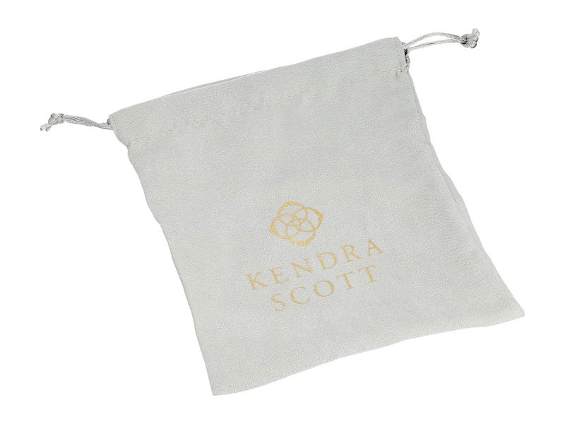 Kendra Scott قلادة كندرا سكوت أري على شكل قلب للنساء، مجوهرات عصرية، مطلية بالروديوم، لؤلؤة بيضاء - Image 3