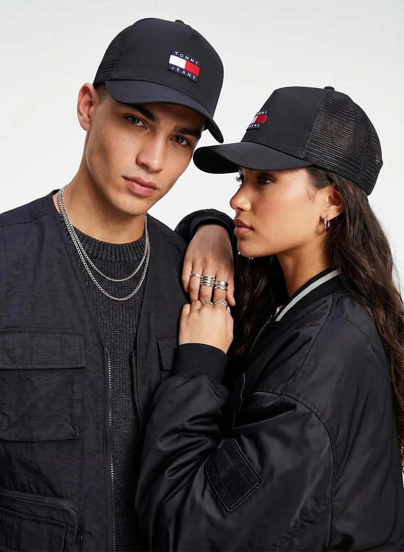 TOMMY JEANS  Logo Trucker Cap  | Best Price UAE