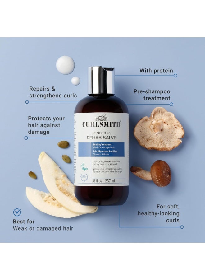 CURLSMITH Bond Curl Rehab Salve - Protein-Rich Treatment, Bond-Building Hair Treatment, For All Curl Types, Vegan & Cruelty Free - Image 3