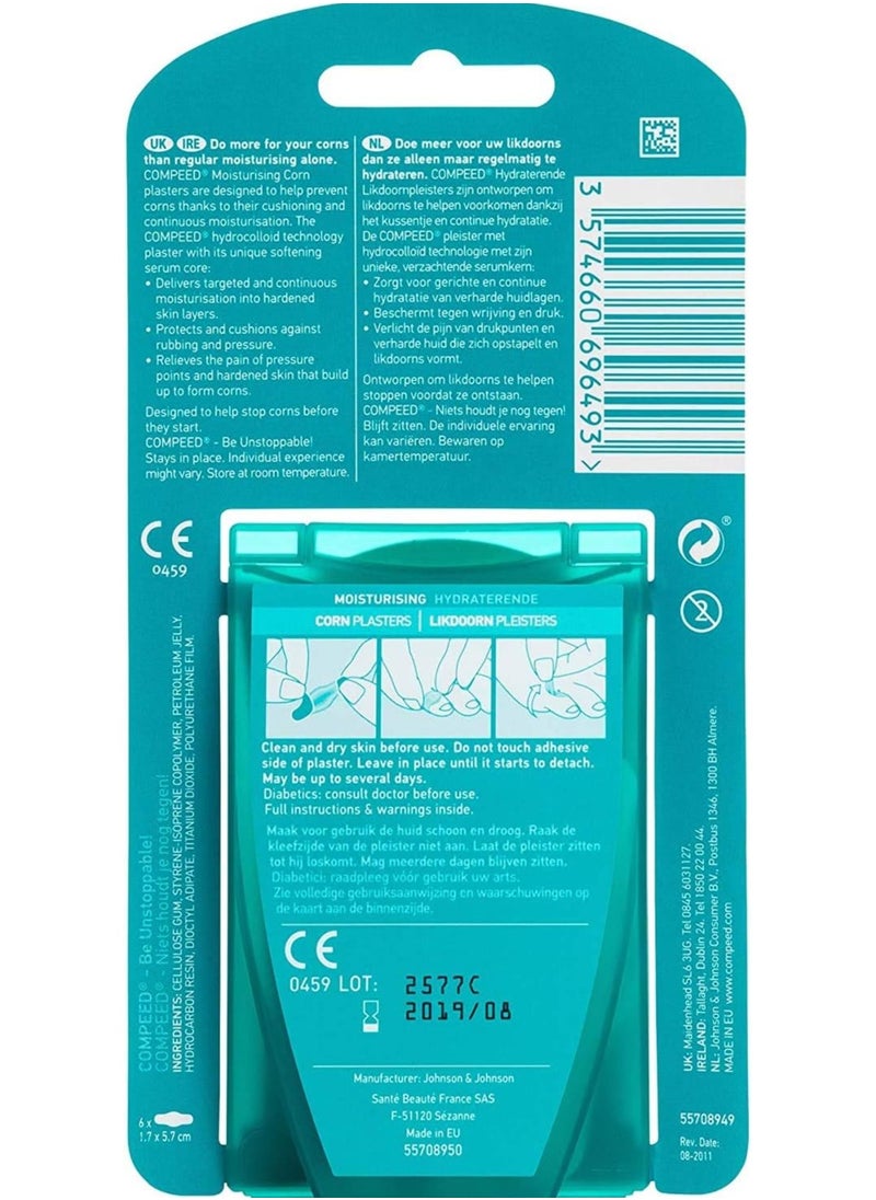 Compeed Corn Plasters Moisturising, 6 Plasters  - Image 2