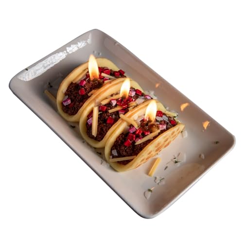 iLikePar Mexican Taco Scented Vegetable Candle - Image 1