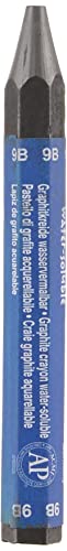 LYRA Graphite Crayons, Assorted Degrees, Water-Soluble, Set of 24 Crayons, Black (5633240) - Image 2