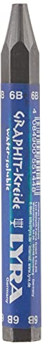 LYRA Graphite Crayons, Assorted Degrees, Water-Soluble, Set of 24 Crayons, Black (5633240) - Image 1