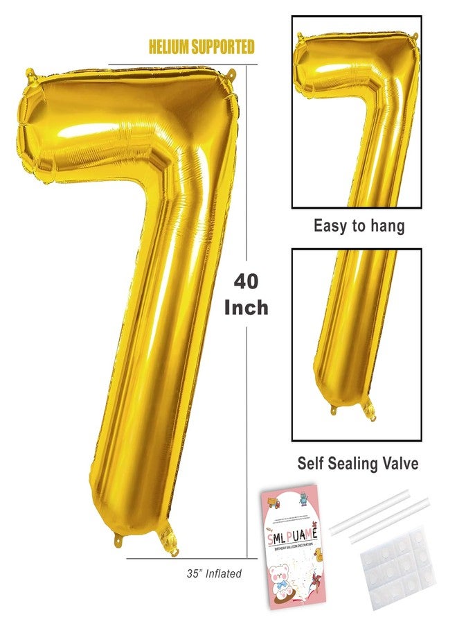 Smlpuame 40 Inch Gold Number 70 Balloon for 70th Birthday Decoration, Large Self Inflating Gold Foil Number Balloons 70 for Women Men 70 Year Old Party Anniversary Supplies - Image 3