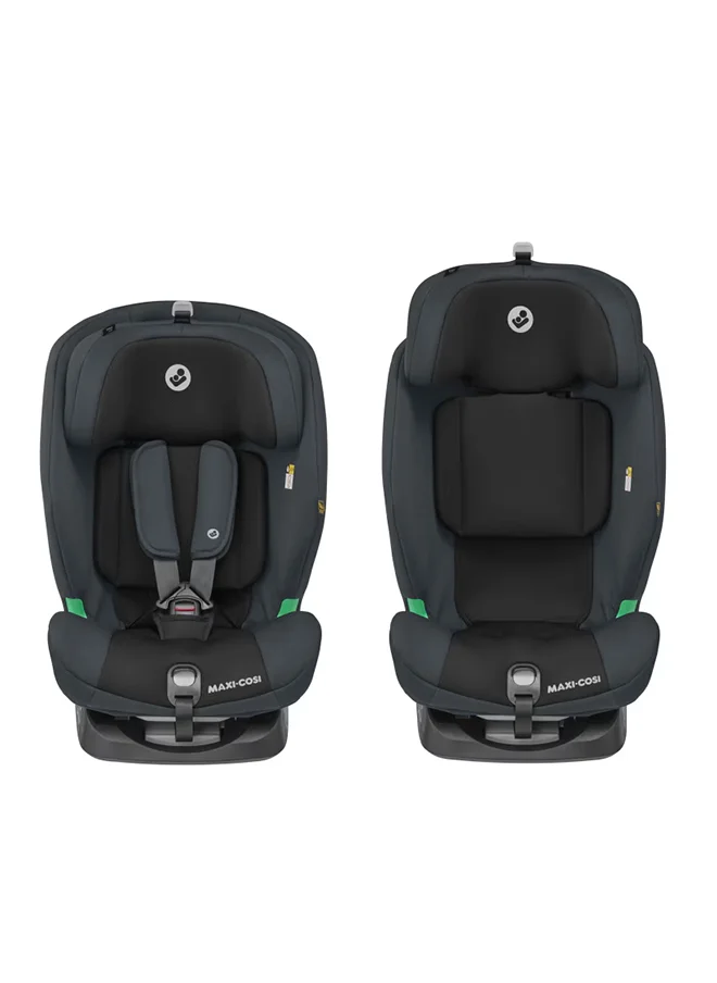 ماكسي كوزي Titan I - Size Infant Car Seat, G - Cell Side Impact Protection, 5 Recline Positions, Adjustable Headrest, 15 Months To 12 Years, Basic Grey, 2 Year Warranty