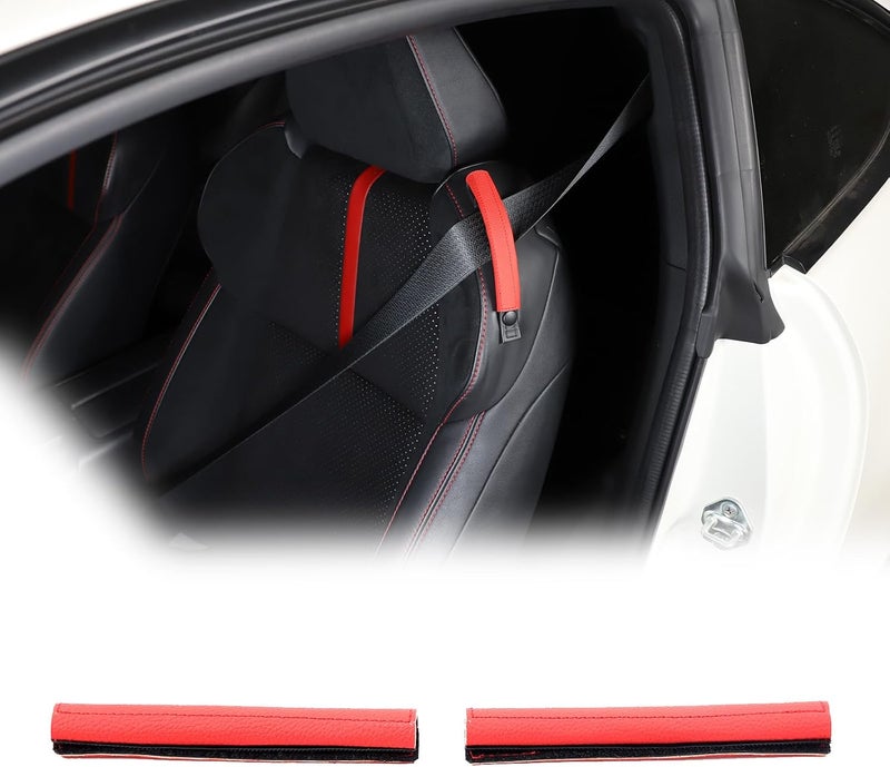 Sekhyna Car Seat Belt Guide Covers - Red - Image 1