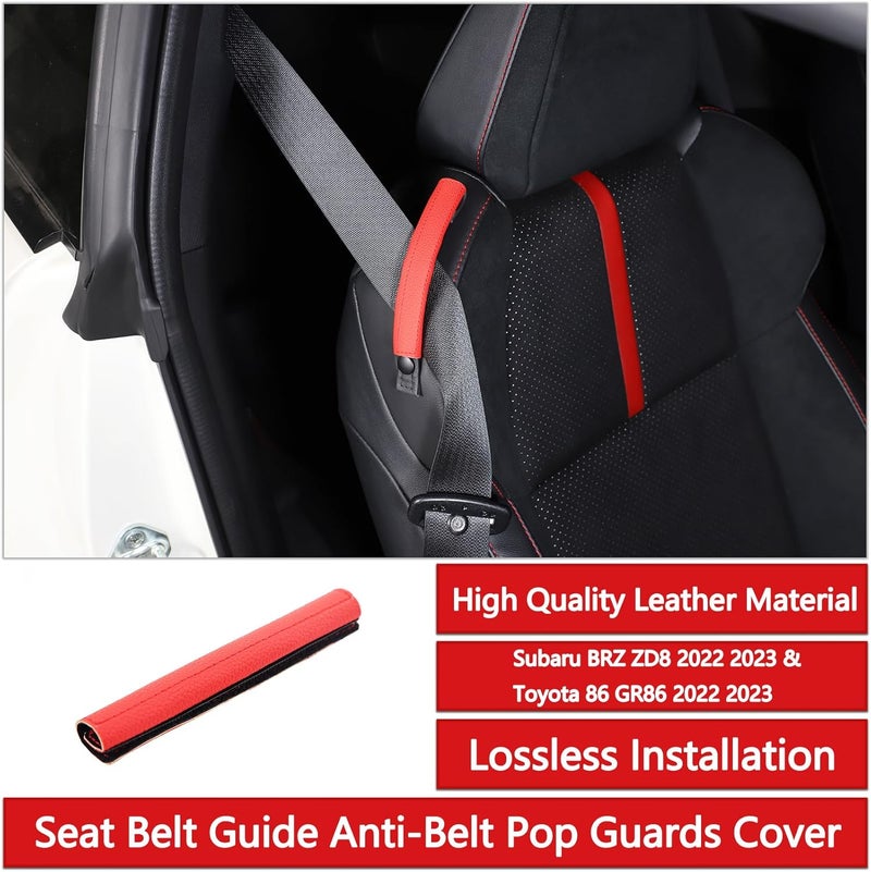 Sekhyna Car Seat Belt Guide Covers - Red - Image 3
