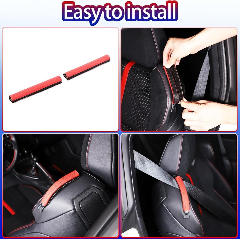 Sekhyna Car Seat Belt Guide Covers - Red - Image 5