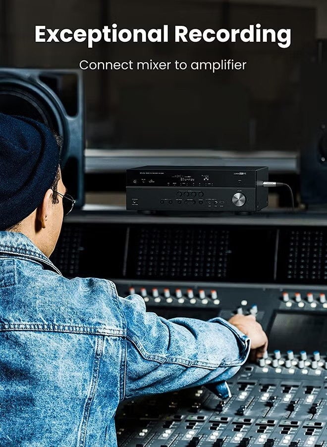 با لوف كابل ميكروفون XLR ذكر إلى XLR أنثى، سلك تمديد خلط، محول صوتي للأجهزة أو المضخمات والميكروفونات والمكسَر والبري أمب ونظام السماعات أو أي تسجيل احترافي آخر - 3 متر - Image 3