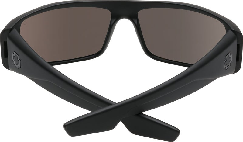 Spy Optic Logan Sunglasses with Happy Lens and Trident Polarization, Matte Black/Happy Bronze Polar with Green Spectra - Image 5