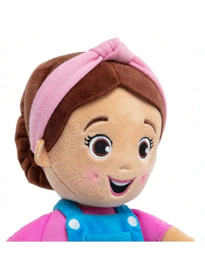 Ms. Rachel Speak & Sing Doll, 30CM Tall Interactive Toy with 4 Songs & 9+ Phrases, Rachel Plush Toy Soft Stuffed Plush Dolls for Kids, Learning Educational Toys for Toddler Ages 6 Months to 3+ Years - Image 2
